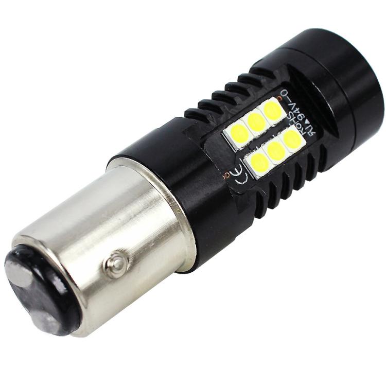 1pair Automotive High-power LED White Light Fog Lamp, 1157 BAY15D