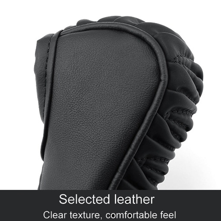 Car Universal Leather Gear Sleeve Breathable Gearshift Cover, T Type Black, T Type Red With Black Line, T Type Yellow, Manual Gear Black, Manual Gear Red With Black Line, Manual Gear Yellow, Automatic Gear Black, Automatic Gear Red With Black Line     ...