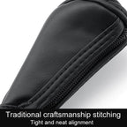 Car Universal Leather Gear Sleeve Breathable Gearshift Cover, T Type Black, T Type Red With Black Line, T Type Yellow, Manual Gear Black, Manual Gear Red With Black Line, Manual Gear Yellow, Automatic Gear Black, Automatic Gear Red With Black Line     ...