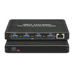 USB3.0 4-Ports Gigabit Network Adapter Plug and Play Router, 4-Ports