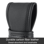Car Automatic Universal Perforated Breathable Cowhide Side Opening Shift Cover, A-Black, A-Wine Red, A-Brown, B-Black, B-Wine Red, B-Brown