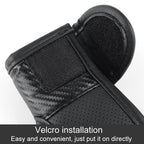 Car Automatic Universal Perforated Breathable Cowhide Side Opening Shift Cover, A-Black, A-Wine Red, A-Brown, B-Black, B-Wine Red, B-Brown