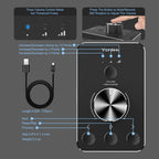 Vaydeer JP2011 USB Computer Volume Adjustment Controller Desktop Multimedia Rotary Button, JP2011