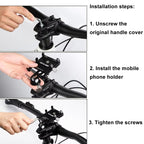 GUB G-95 Bicycle Mobile Phone Holder Bicycle Navigation Handlebar Bowl Cover Mount, G-95 Bicycle Handlebar Bowl Cover