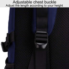 SKV B23344 Men Large Capacity Business Laptop Backpack Outdoor Traveling Double Shoulder Bag, B23344