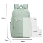 SKV B23874 Large Capacity Water Resistant Double Shoulder Casual Laptop Bag, B23874