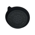 Car Bowl-shaped Non-slip Heat-insulating Double-ring Water Coaster, Black, Red, Gray, Pink, Blue, Yellow, White, Purple