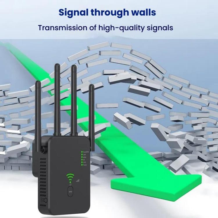 Urant U10 300Mbps 2.4G Wireless Repeater WiFi Signal Amplifier With 4 Antennas, US Plug Black, US Plug White, EU Plug Black, EU Plug White, UK Plug Black, UK Plug White