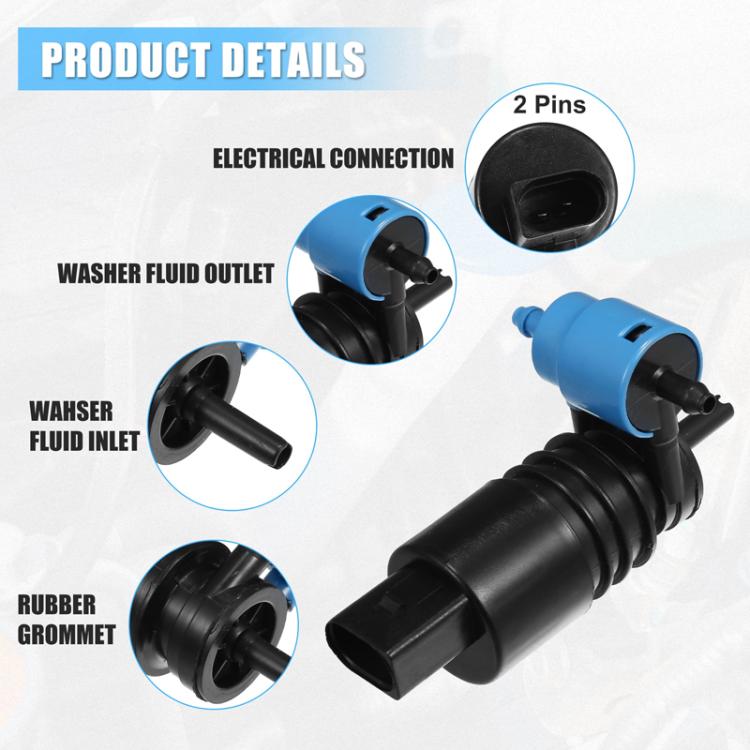 For Vauxhall Corsa C / MK2 Car Windshield Washer Pump Water Spray Motor