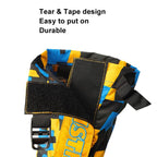 AOTU  AT8913 1pair Children Riding Skiing Waterproof Calf Protectors Outdoor Sandproof Shoes Covers, Blue L, Red L, Blue Cat L, Pink Cat L, Blue Cat M, Pink Cat M, Blue M, Red M, Yellow Printed With Fleece L, Blue Astronaut With Fleece L               ...