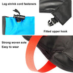 AOTU  AT8913 1pair Children Riding Skiing Waterproof Calf Protectors Outdoor Sandproof Shoes Covers, Blue L, Red L, Blue Cat L, Pink Cat L, Blue Cat M, Pink Cat M, Blue M, Red M, Yellow Printed With Fleece L, Blue Astronaut With Fleece L               ...