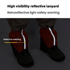 AOTU AT8917 1pair With Reflective Strip Outdoor Mountaineering Hiking Snowproof Footwear Desert Sandproof Shoe Covers