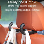 1pair Car Rear Seat Concealed Hook