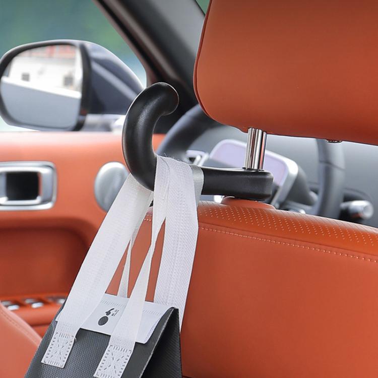 1pair Car Rear Seat Concealed Hook