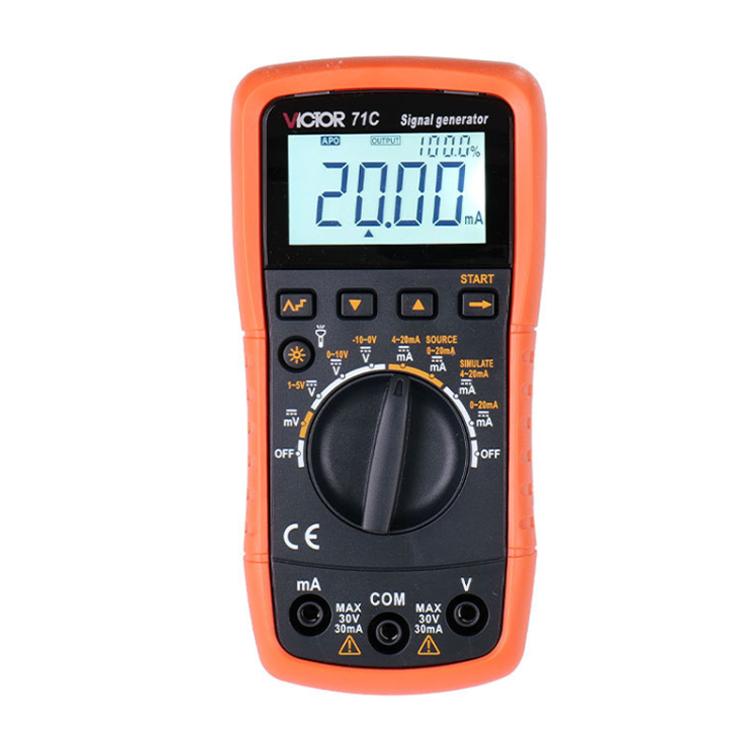 Victor Output Current Voltage Process Signal Source Multimeter, VC71A, VC71B, VC71C