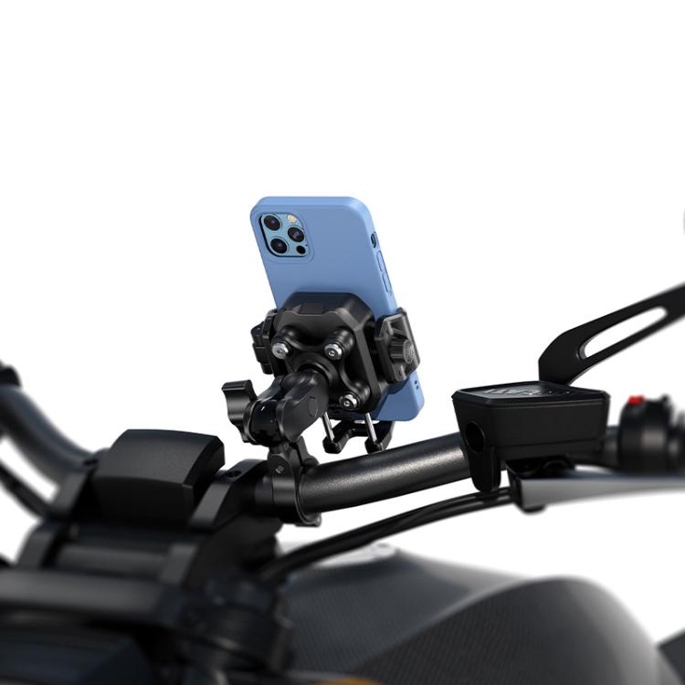 Kewig M33-C1 Outdoor Motorcycle Bike Riding Anti-Theft Shock Absorbing Cell Phone Holder, M33-C1