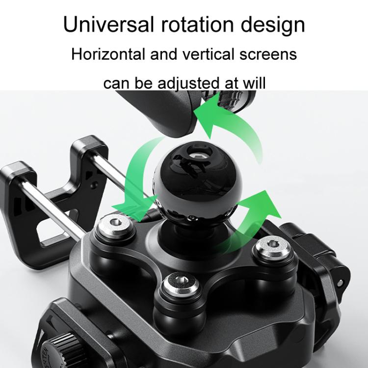 Kewig M33-C3 Outdoor Motorcycle Bike Riding Anti-Theft Shock Absorbing Cell Phone Holder, M33-C3