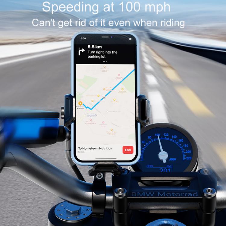 Kewig M33-C3 Outdoor Motorcycle Bike Riding Anti-Theft Shock Absorbing Cell Phone Holder, M33-C3