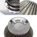 Car Air Filter High Flow Mushroom-Head Engine Intake Modified Cartridge, Small, Medium, Large
