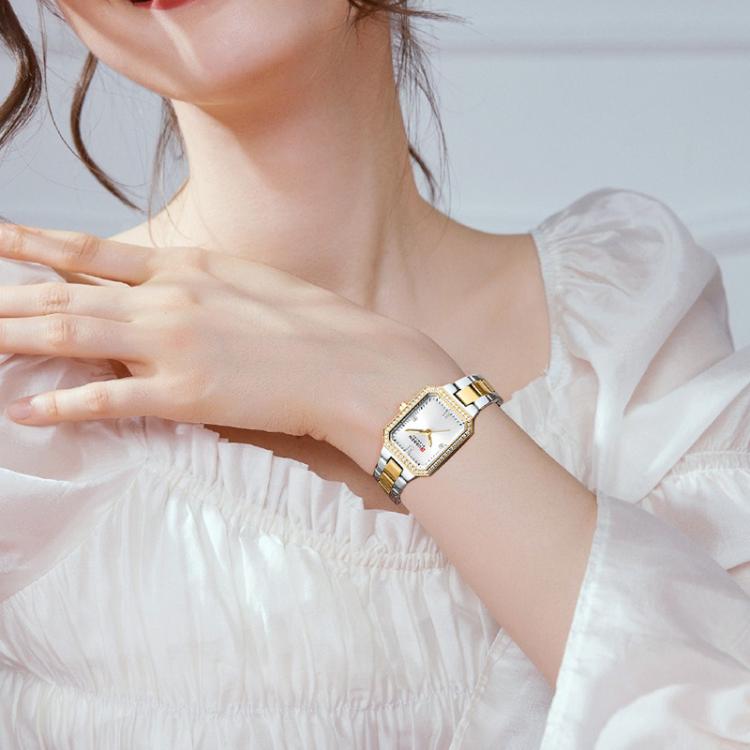 Curren Women Casual Steel Strap Watch