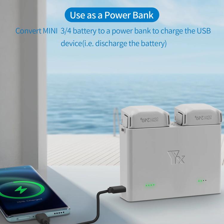 For DJI Mini 4 Pro / Mini 3 Pro / Mini 3 YX  Two-Way Charger Battery Manager, Mini Two-Way
