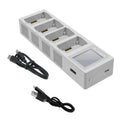 For DJI Mini 4 Pro / Mini 3 Pro / Mini 3 YX Four-Way Color Screen Charger Battery Manager, Mini Four-Way