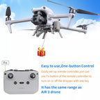 For DJI Air 3S / Air 3 Drone YX Airdrop System Rechargeable Thrower Load 500g, For DJI Air 3S / Air 3