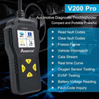 AERMOTOR V200PRO Car Troubleshooter Engine Inspection Scanner Readout Card ELM327 Battery Inspection Tool
