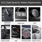 AERMOTOR Car ECU OBD2 Connector Battery Charging Clip Emergency Power Off Protector