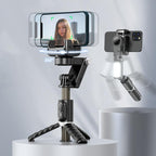 TokQi Q18 Desktop Wireless Remote Control Handheld Gimbal Stabilizer Fill Light Selfie Stick Tripod