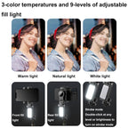 TokQi Q18 Desktop Wireless Remote Control Handheld Gimbal Stabilizer Fill Light Selfie Stick Tripod