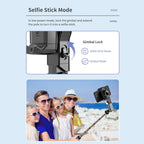 TokQi Q18 Desktop Wireless Remote Control Handheld Gimbal Stabilizer Fill Light Selfie Stick Tripod