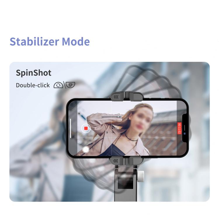 TokQi Q18 Desktop Wireless Remote Control Handheld Gimbal Stabilizer Fill Light Selfie Stick Tripod