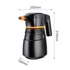 2L Car Washing Electrical Foam Sprayer Rechargeable Pressurized PA Kettle