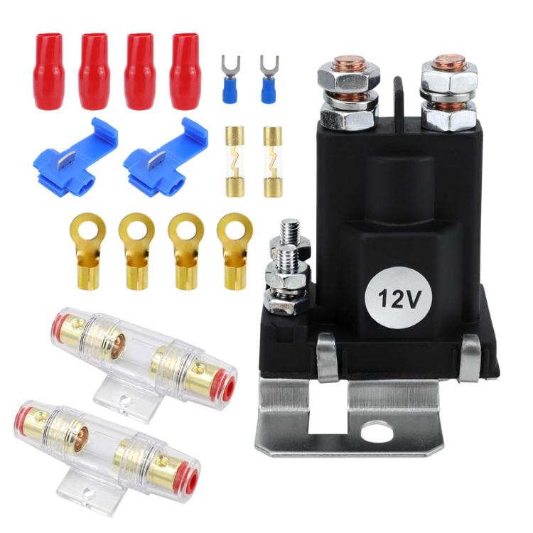 12V DC High Current Quick Start Relay For Cars And Yachts, With 30A Fuse Tube, With 60A Fuse Tube, With 100A Fuse Tube