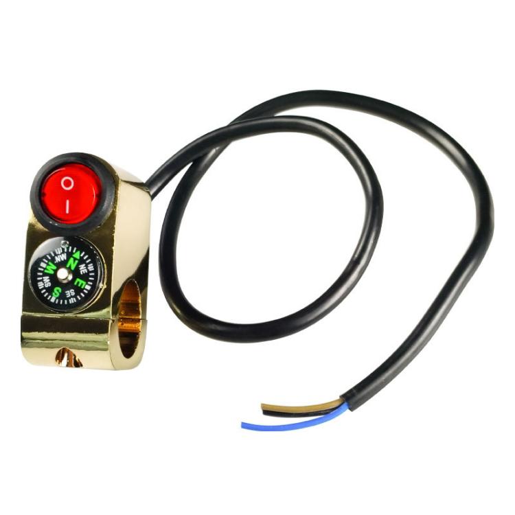 Motorbike Tap Handle Switch Compass Type Dual Flash High And Low Beam Spotlight Switch
