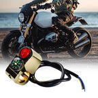 Motorbike Tap Handle Switch Compass Type Dual Flash High And Low Beam Spotlight Switch