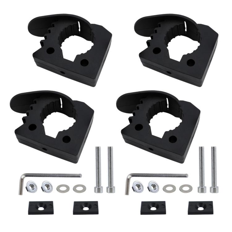 1pc Quick Installation Clamp Rubber Fixing Buckle For 3-4cm Pipe, 1pc, 2pcs, 4pcs
