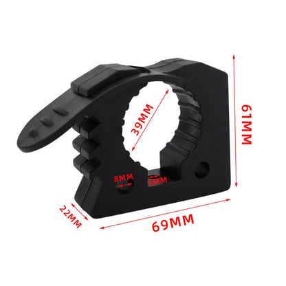 1pc Quick Installation Clamp Rubber Fixing Buckle For 3-4cm Pipe, 1pc, 2pcs, 4pcs