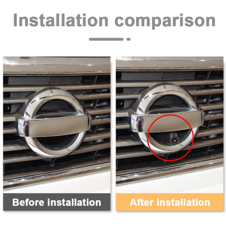 For Nissan / Volvo Universal Car Logo Front View Camera, QS8019-2