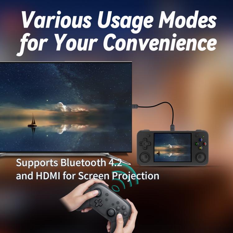 ANBERNIC RG35XXH Open Source Wireless Handheld Game Console, 32G Standard, Standard 32G+64G, Standard 32G+128G, Standard 32G+256G