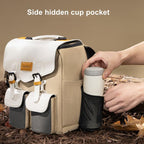Large Capacity DSLR Camera Storage Bag Casual Double Shoulder Load Reducing Breathable Backpack, D171 Small
