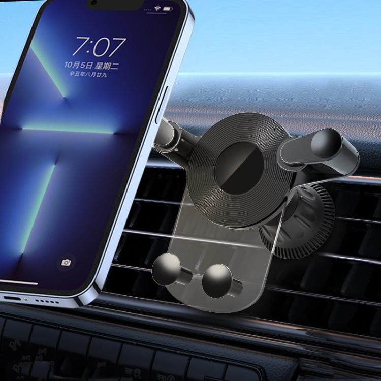 Car Air Outlet Navigation Transparent Gravity Bracket