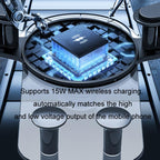 15W Mobile Phones Snap-on Car Wireless Charging Holder