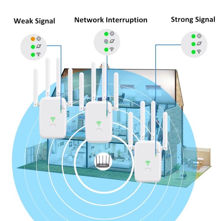 Urant U11 300Mbps 2.4G Wireless Repeater WiFi Signal Amplifier Support WPS Quick Setting, EU Plug White, EU Plug Black, US Plug White, US Plug Black, UK Plug White, UK Plug Black