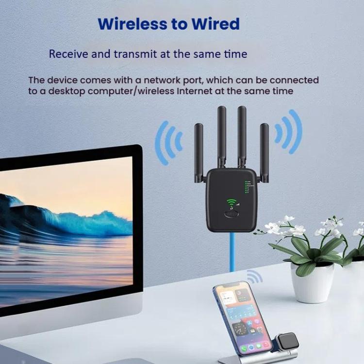Urant U11 300Mbps 2.4G Wireless Repeater WiFi Signal Amplifier Support WPS Quick Setting, EU Plug White, EU Plug Black, US Plug White, US Plug Black, UK Plug White, UK Plug Black