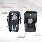 Golf Ball Bag Tee Storage Pouch Portable Cowhide Waist Bag, Black Set, Brown Set, Empty Bag Black, Empty Bag Brown