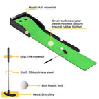 24x5 Inch Golf Putting Mat Set Mini Golf Tabletop Trainer