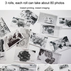 3pcs /Box Children Printing Camera Photo Paper Photo Thermal Paper Photographs Camera Film