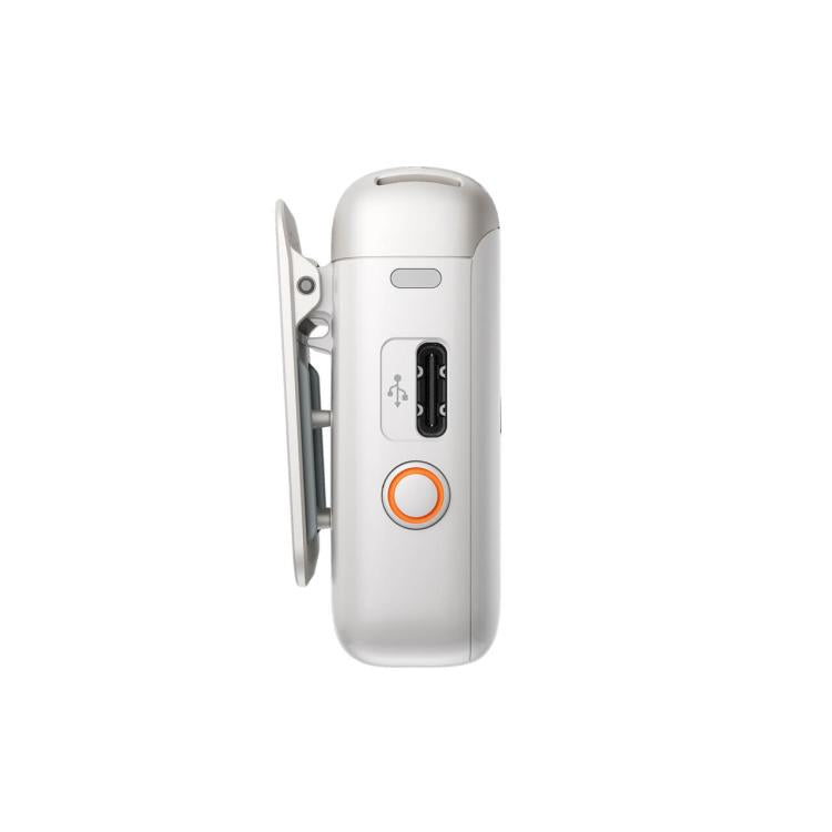 Original Transmitter For DJI Mic 2, 1 TX (Shadow Black), 1 TX (Pearl White)